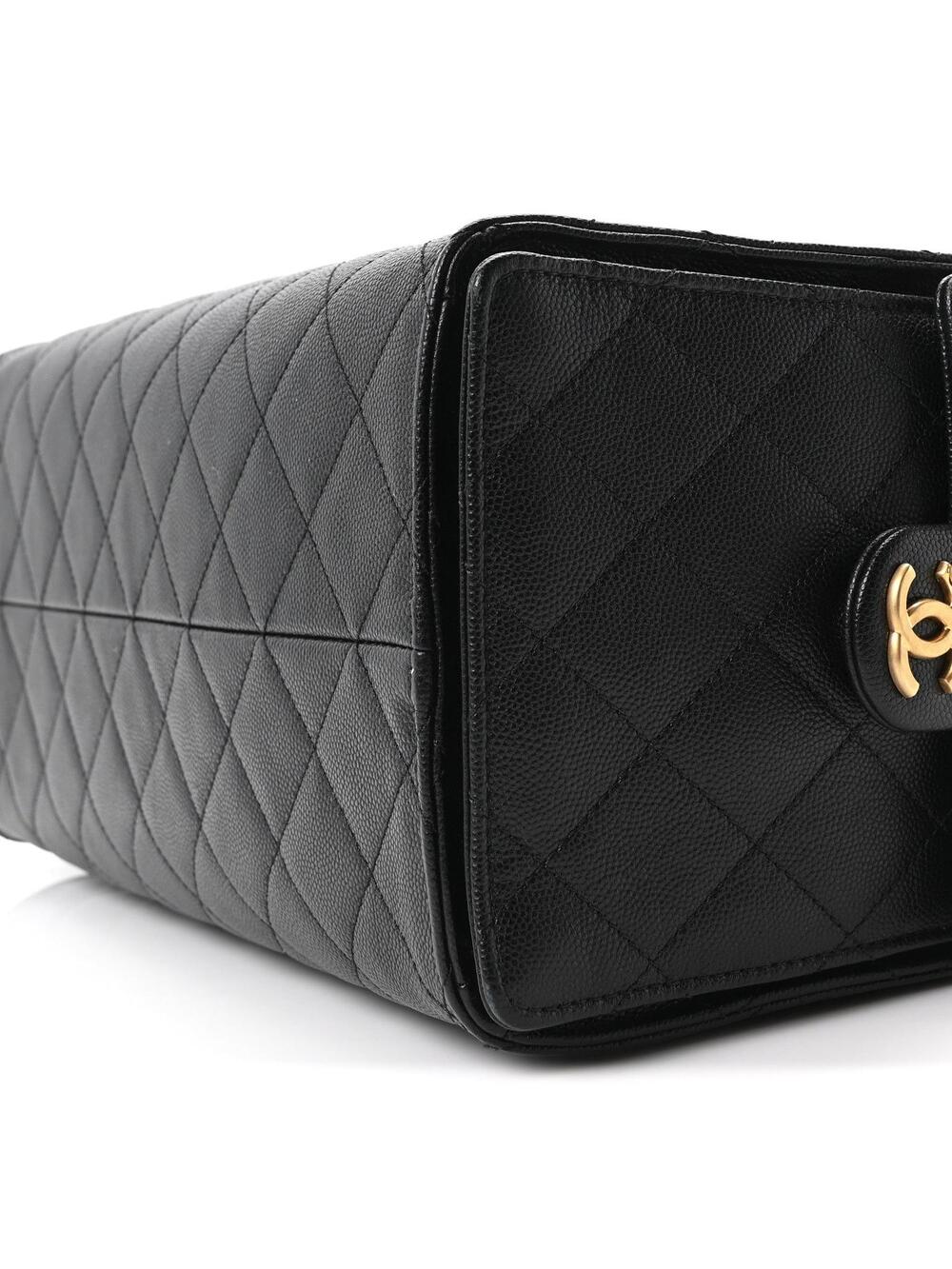 Caviar Quilted Medium Chanel 25 Handbag #319603C79B - Picture 11 of 11